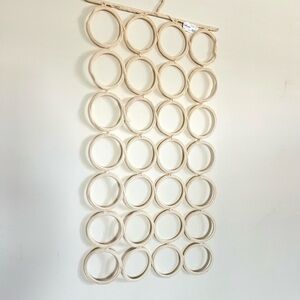 IKEA Cream Circular boho Hanging neutral Organizer